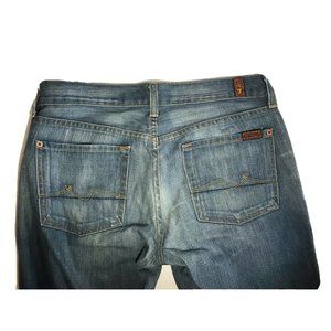 7 For All Mankind Bootcut Jeans Womens Size 28 Blue